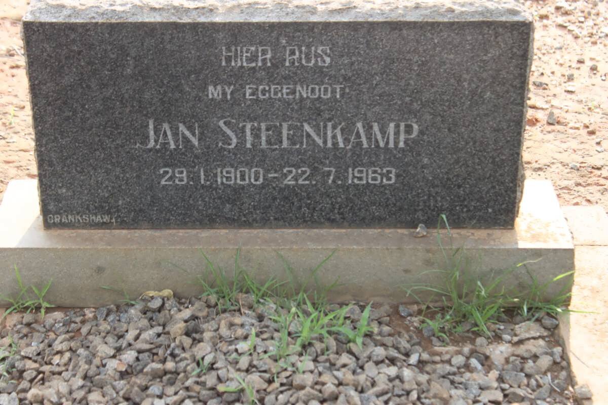 STEENKAMP Jan 1900-1963