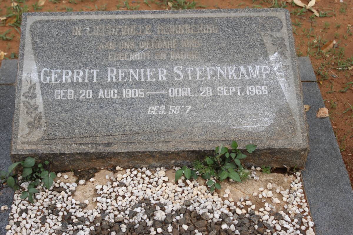 STEENKAMP Gerrit Renier 1905-1966