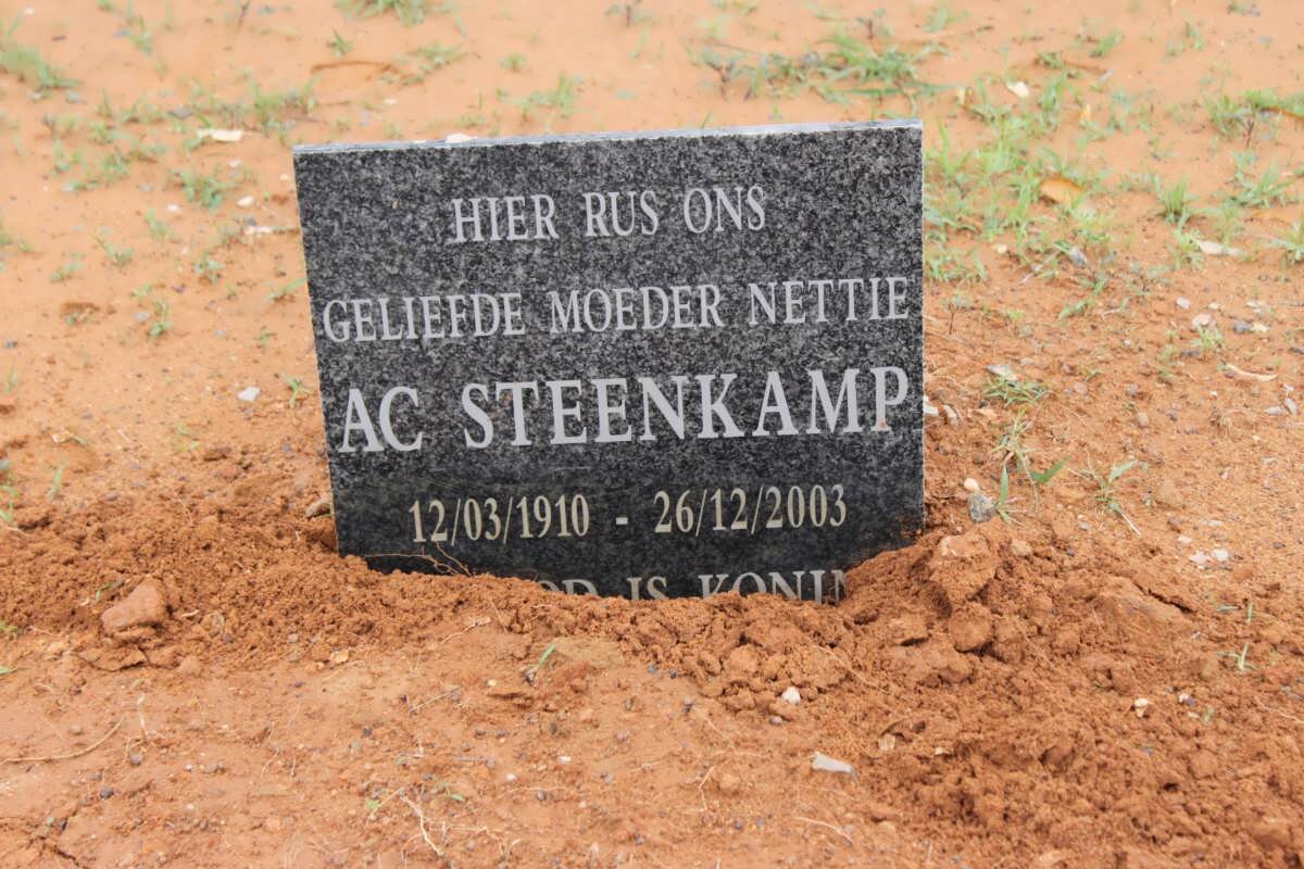 STEENKAMP A.C. 1910-2003