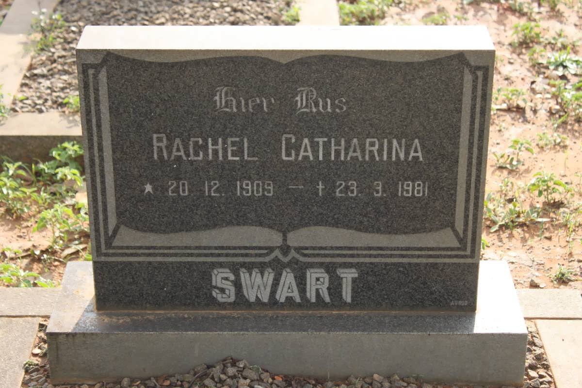 SWART Rachel Catharina 1909-1981
