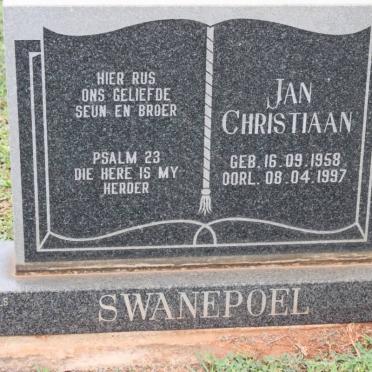 SWANEPOEL Jan Christiaan 1958-1997