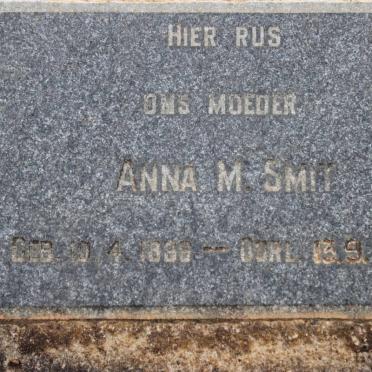SMIT Anna M. 1886-1968