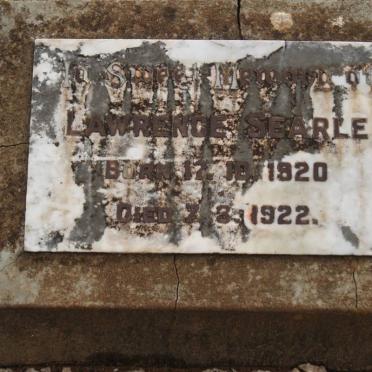 SEARLE Lawrence 1920-1922