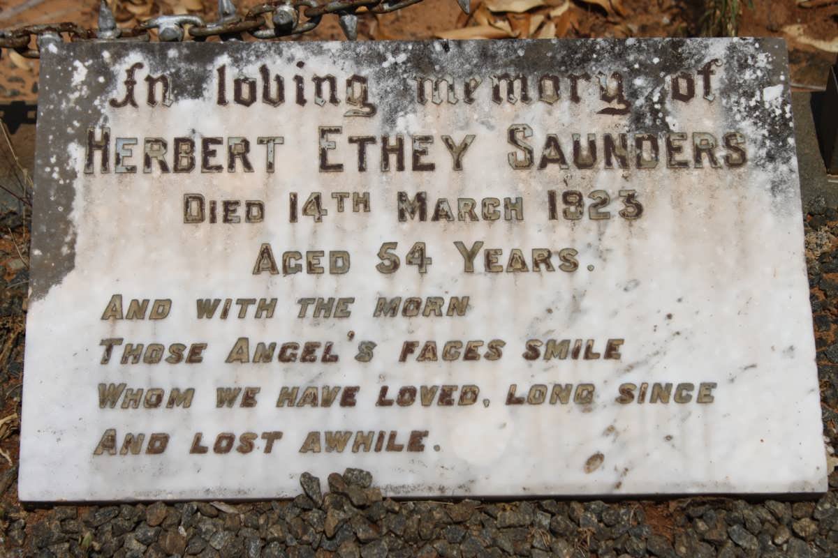 SAUNDERS Herbert Ethey -1923