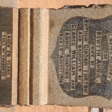 TURTON Oswyth Annie nee SIMPSON -1916