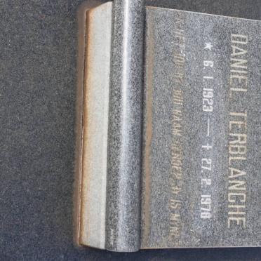 TERBLANCHE Daniel 1923-1978