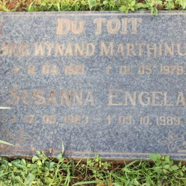 TOIT Wynand Marthinus, du 1921-1979 &amp; Susanna Engela 1923-1989