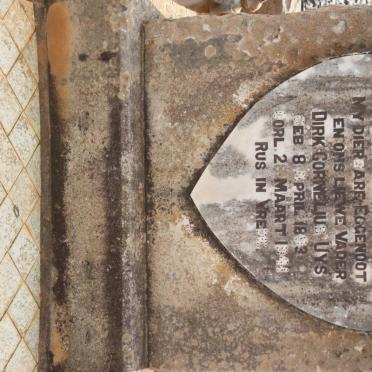 UYS Dirk Cornelius 1893-1941