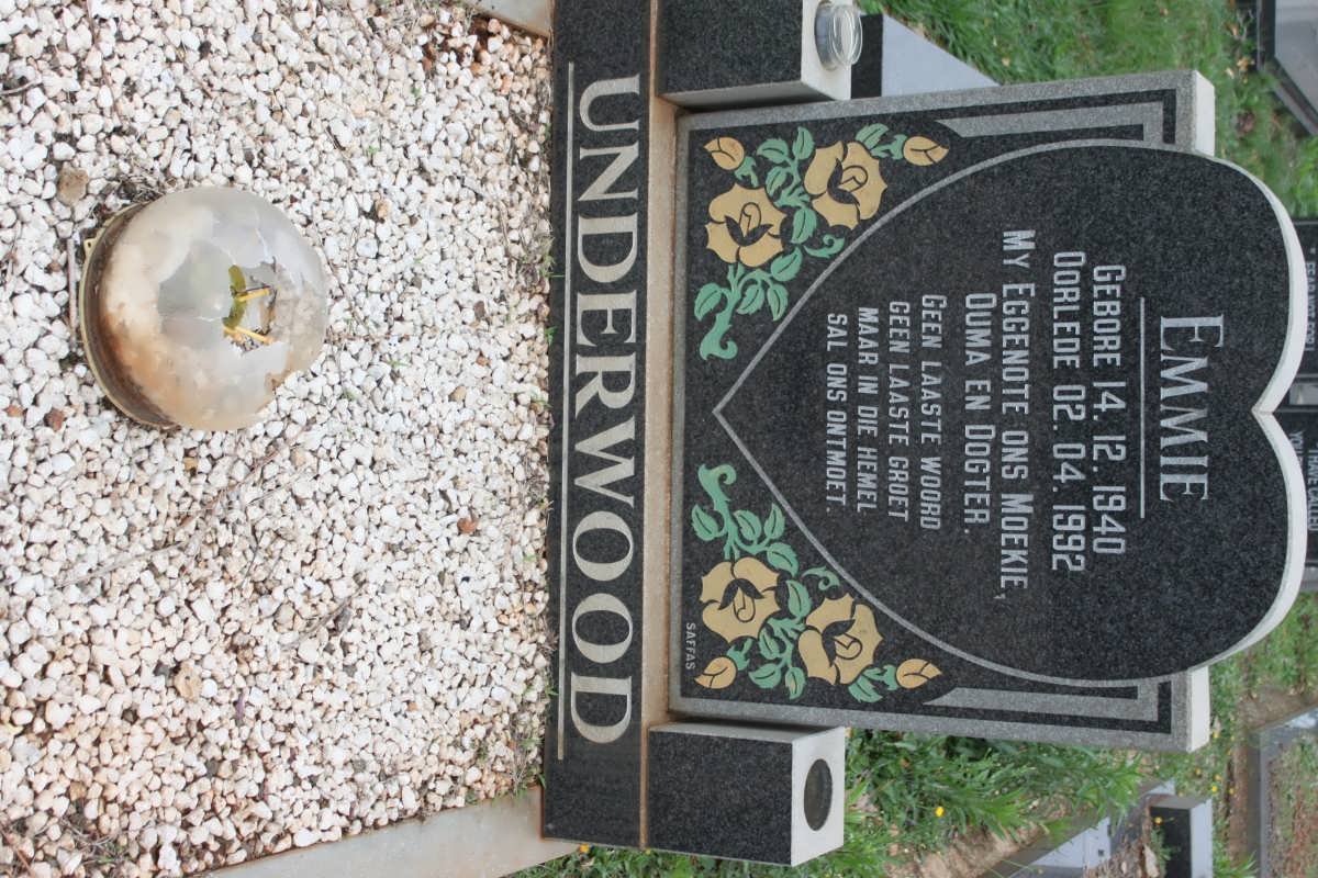 UNDERWOOD Emmie 1940-1992