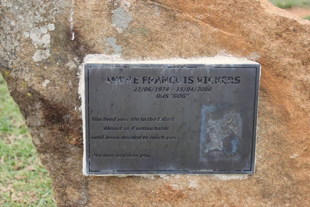 VICKERS Andre Francois 1974-2000