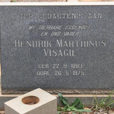 VISAGIE Hendrik Marthinus 1893-1975