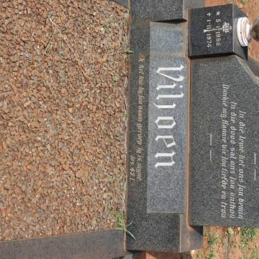 VILJOEN Johannes Christiaan 1956-1974