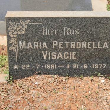 VISAGIE Maria Petronella 1891-1977