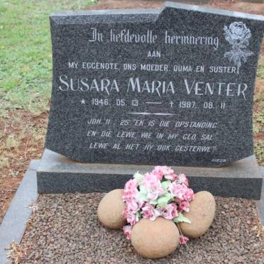 VENTER Susara Maria 1946-1987