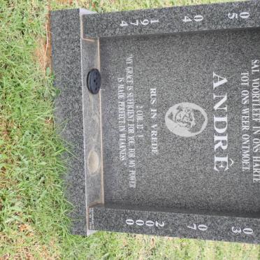 VENTER Andre 1974-2000