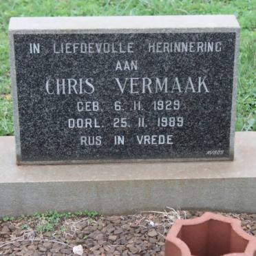 VERMAAK Chris 1929-1989