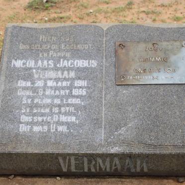 VERMAAK Nicolaas Jacobus 1911-1955 &amp; Joey 1911-19??