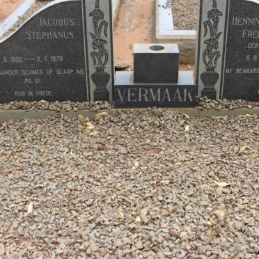 VERMAAK Jacobus Stephanus 1892-1978 &amp; Henningina Fredrika ROBINSON 1890-1977