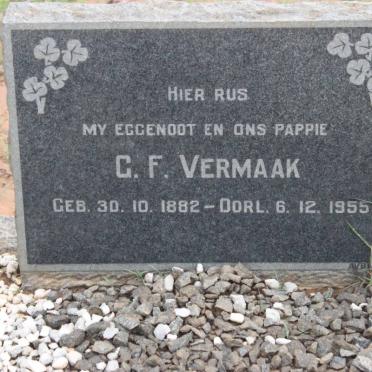 VERMAAK G.F. 1882-1955