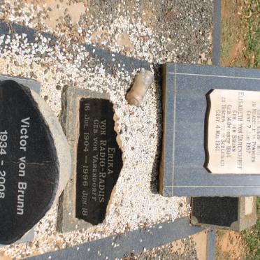 VARENDORFF Von :: VON BRUNN :: VON RADIO-RADIIS