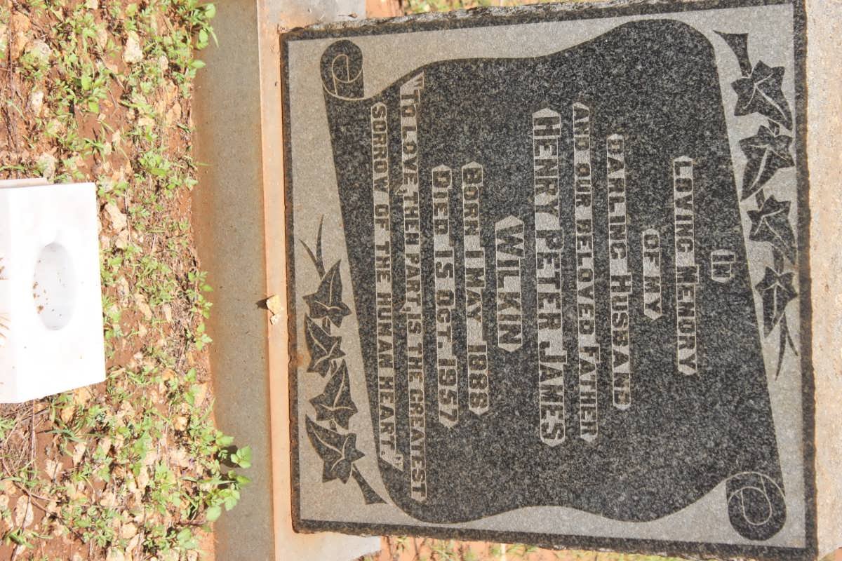 WILKEN Henry Peter James 1888-1957