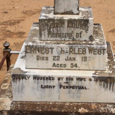 WEST Ernest Charles -1925