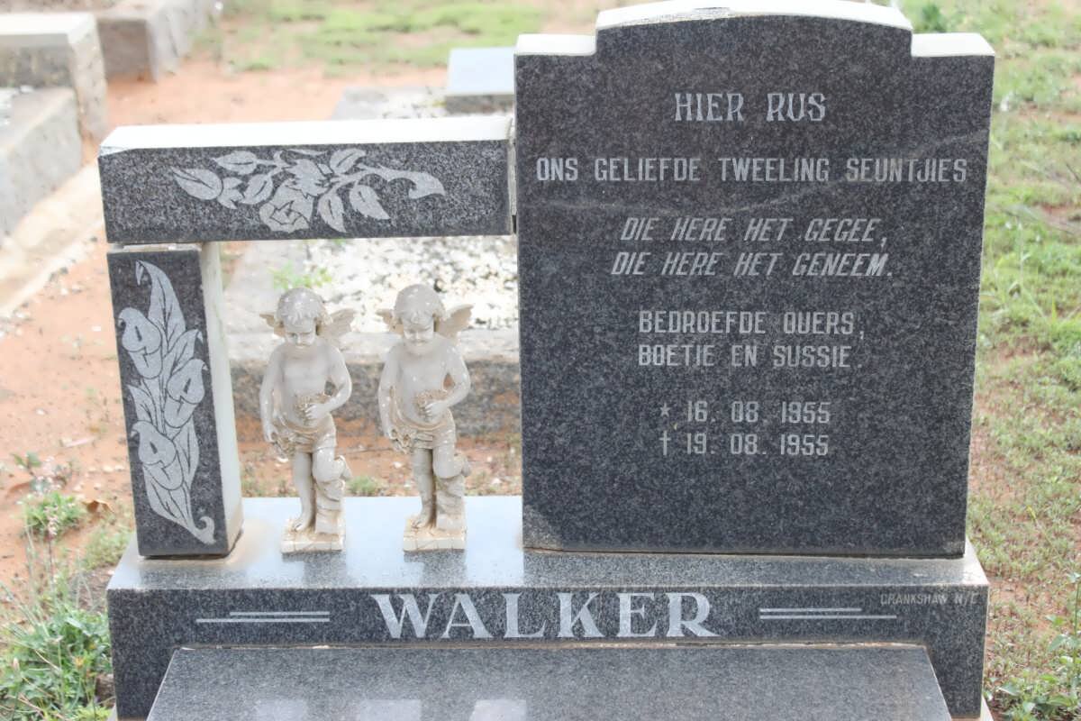 WALKER Tweeling seuntjies 1955-1955