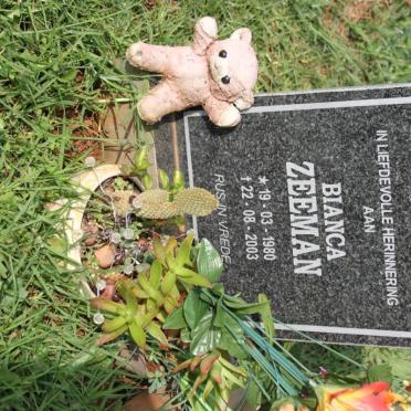 ZEEMAN Bianca 1980-2003