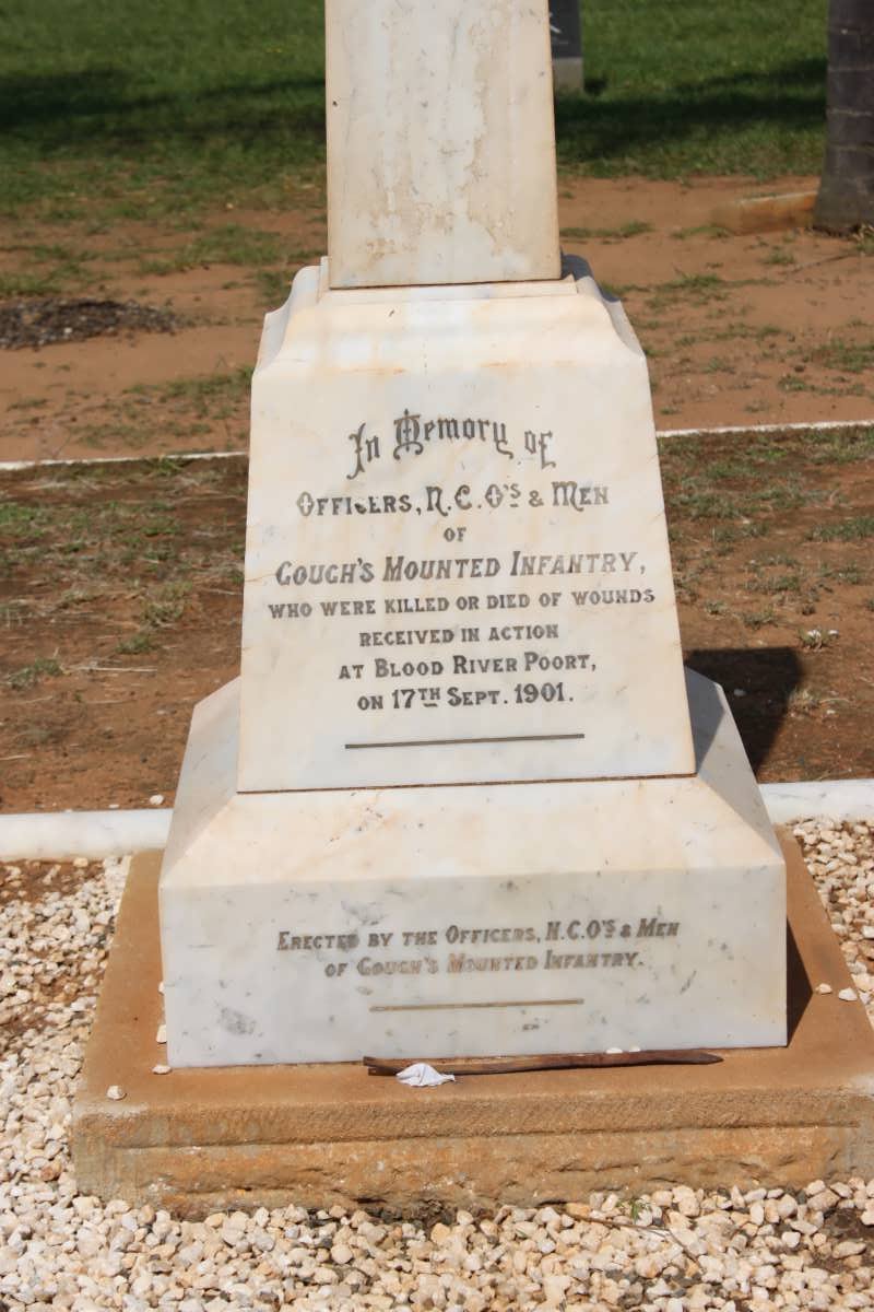 3. Memorial for Gough's Mounted Infantry Officers, N.C.O's &amp; Men