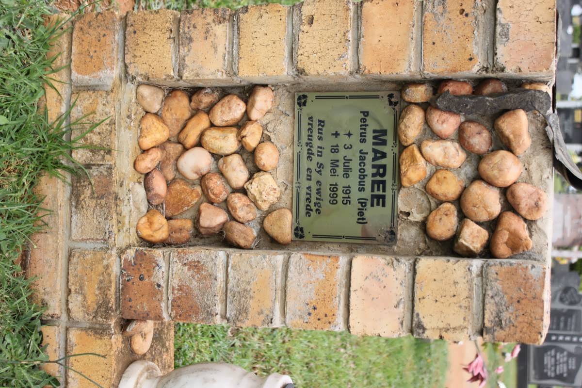 MAREE Petrus Jacobus 1915-1999