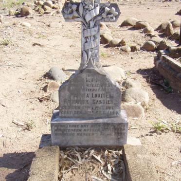 KASSIER Martha Louise Katharine 1899-1899