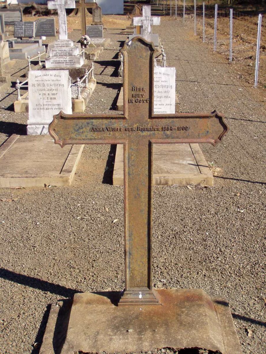 WOLFF Anna nee ROSEBICH 1864-1900