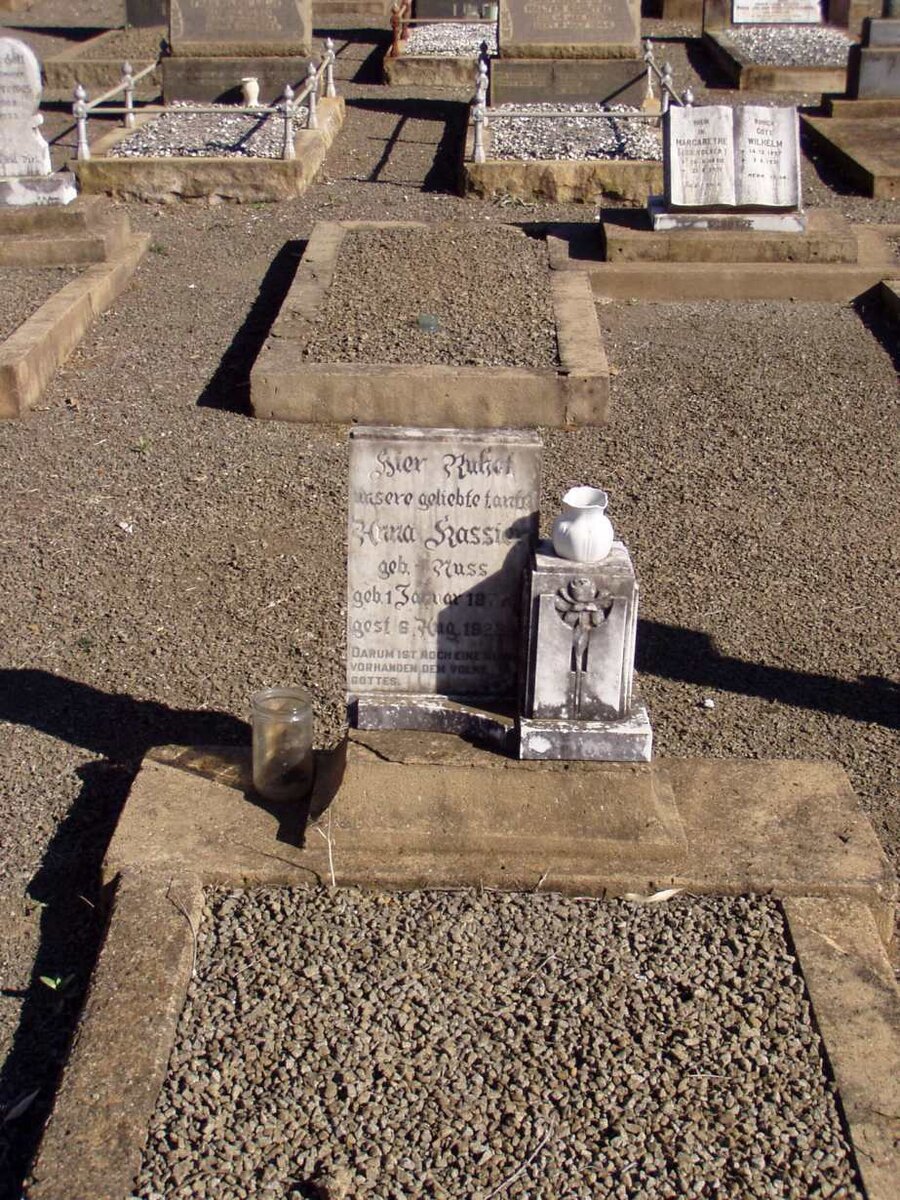 KASSIER Anna E. nee NUSS 1874-1922