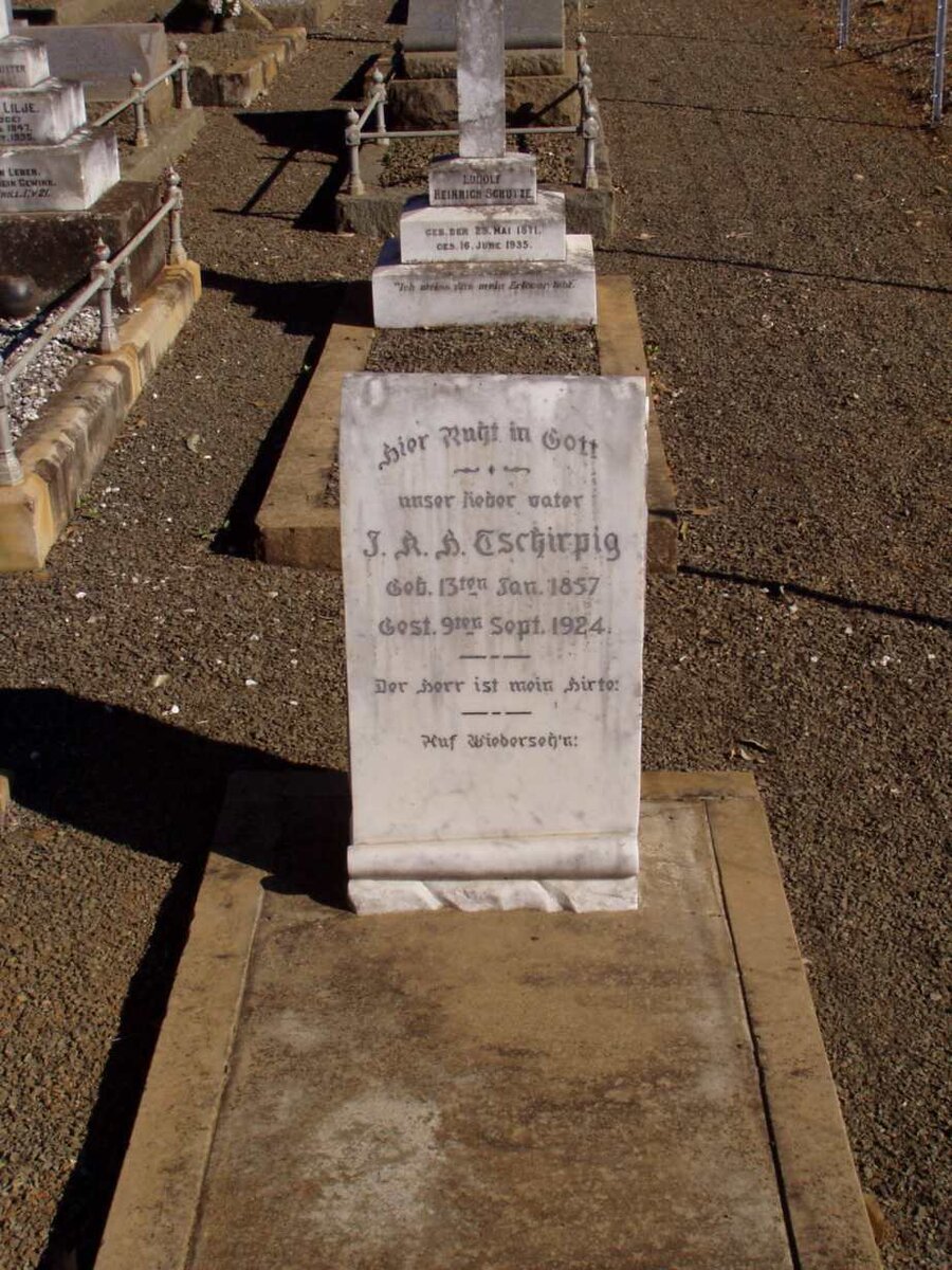 TSCHIRPIG J.K.H. 1857-1924