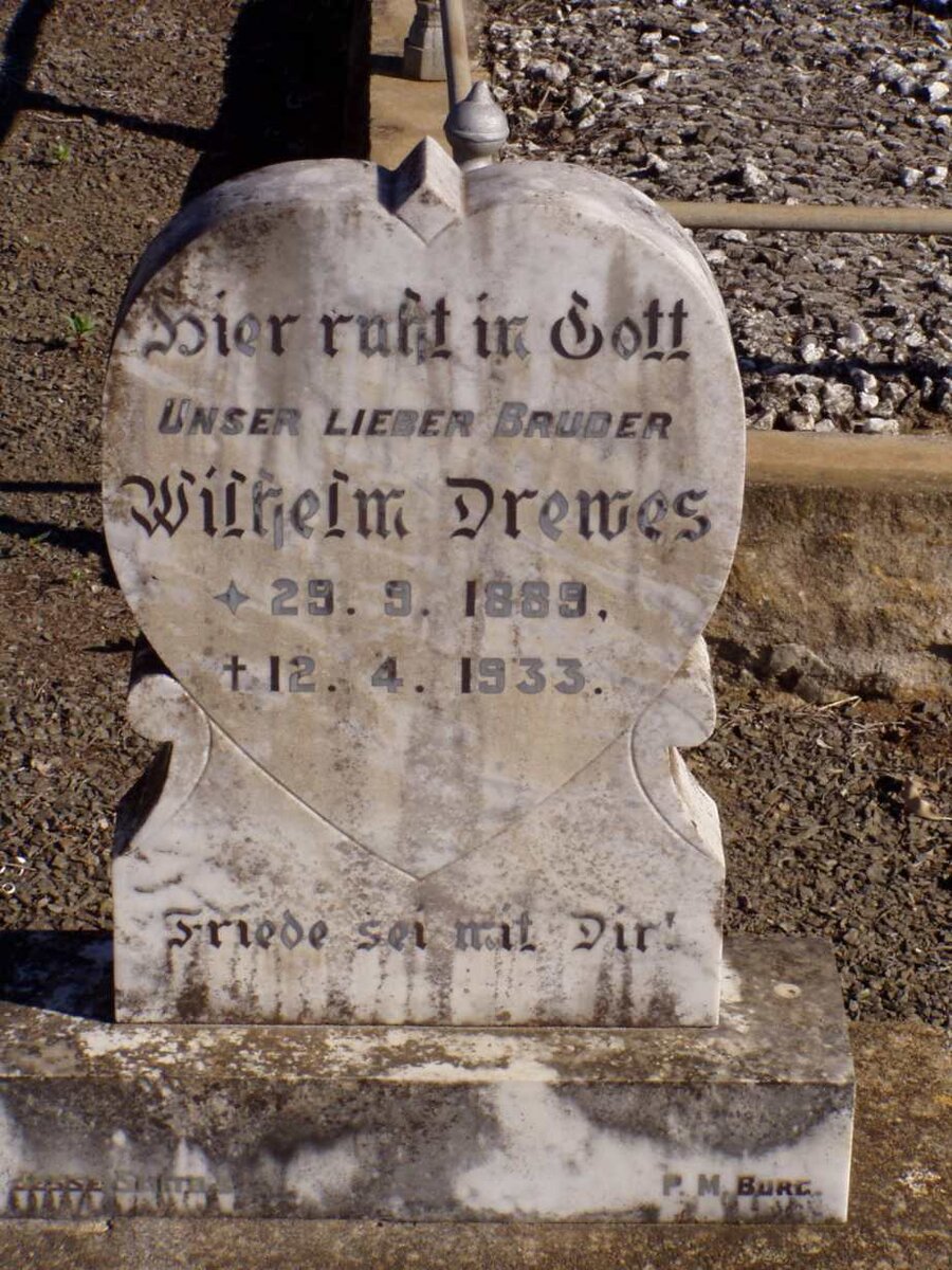 DREWES Wilhelm 1889-1933