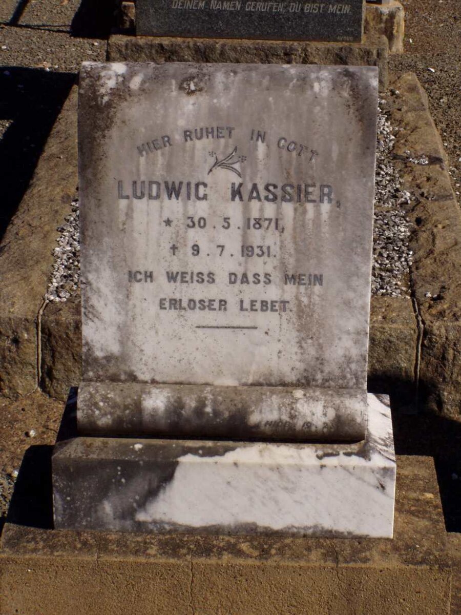 KASSIER Ludwig 1871-1931