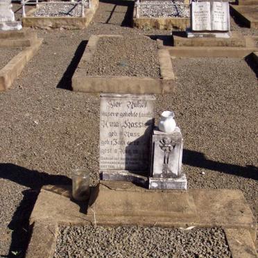 KASSIER Anna E. nee NUSS 1874-1922