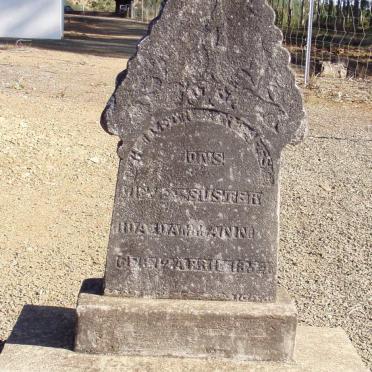 Kwazulu-Natal, VRYHEID district, Gluckstadt, Lutheran Church, Cemetery