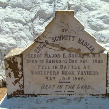 Kwazulu-Natal, VRYHEID district, Scheepersnek, British Soldiers Boer War Monument