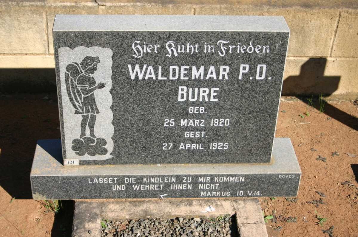 BURE Waldemar P.D. 1920-1925