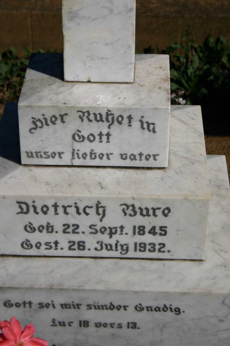 BURE Dietrich 1845-1932