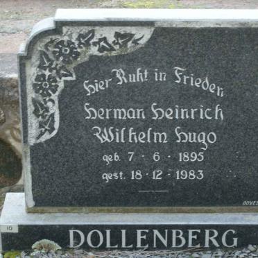 DOLLENBERG Herman Heinrich Wilhelm Hugo 1895-1983
