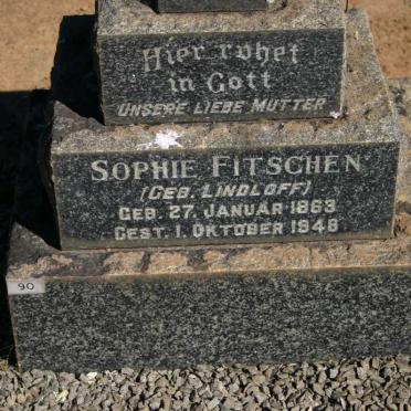 FITSCHEN Sophie nee LINDLOFF 1863-1948