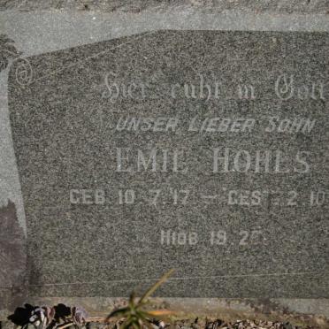 HOHLS Emil 1917-1961
