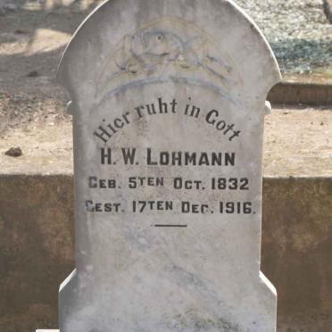 LOHMANN H. W. 1832-1916