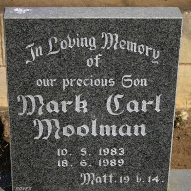 MOOLMAN Mark Carl 1983-1989