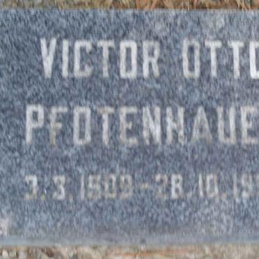 PFOTENHAUER Victor Otto 1909-1997