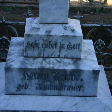 REICHE Jenny nee MUMMBRAUER 1863-1916