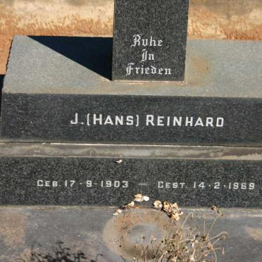 REINHARD J. 1903-1969