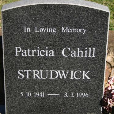STRUDWICK Patricia Cahill 1941-1996